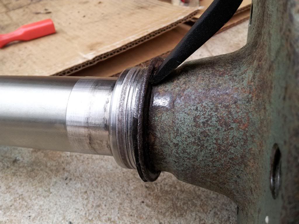 Leaking axle seal in 1601D what's involved in replacement My